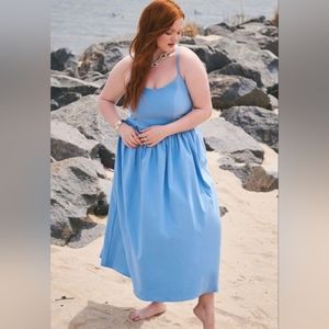 Full Skirted Midi Dress